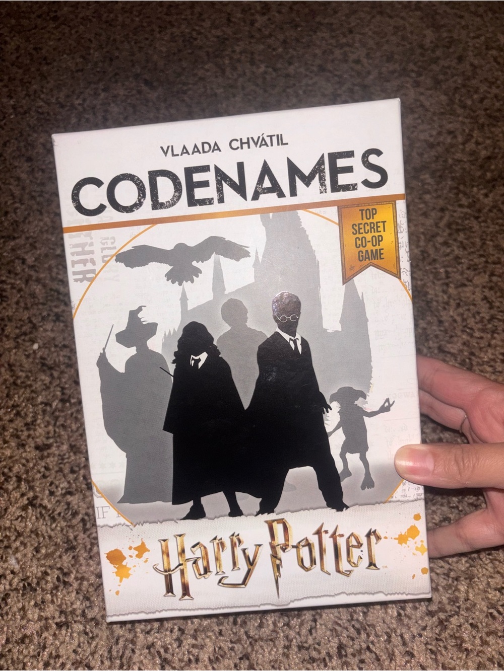 Codenames: Harry Potter Edition Board Game - White & Gold Box never played